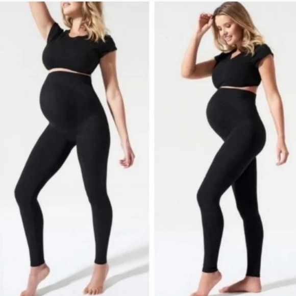 BLANQI Pants - Blanqi Black Everyday Full Belly Support Maternity Leggings